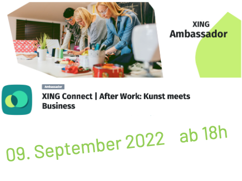 XING Connect | After Work: Kunst meets Business am 09.09.2022 in den link instinct® Studios